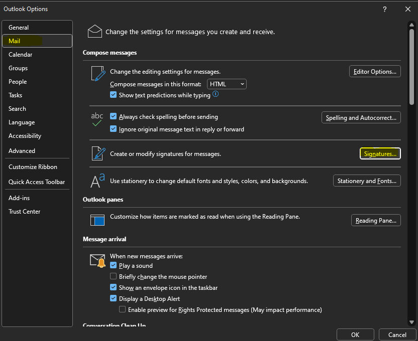 kb1043-how-to-remove-signature-in-outlook-americare